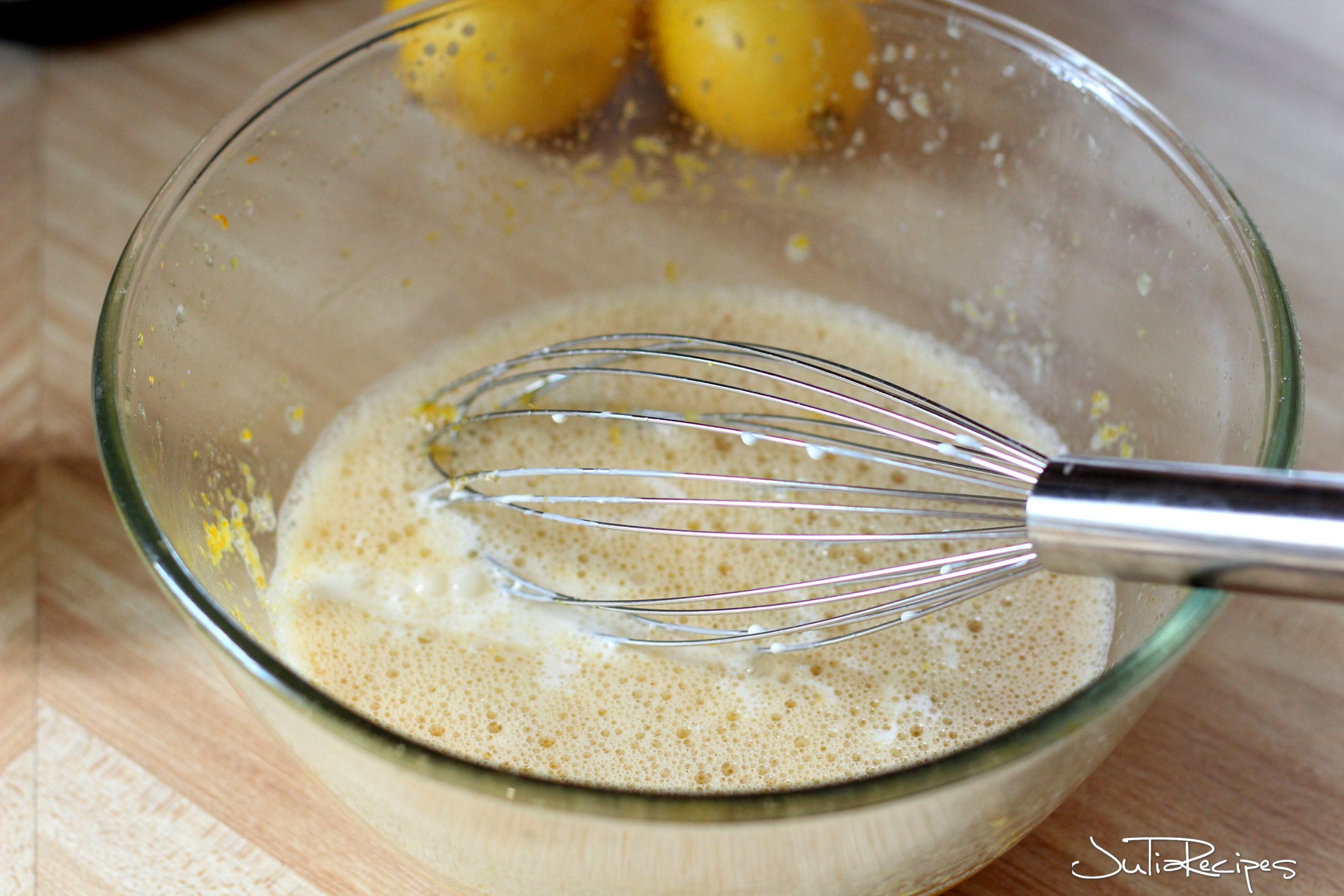 Creamy lemon filling for lemon tarts