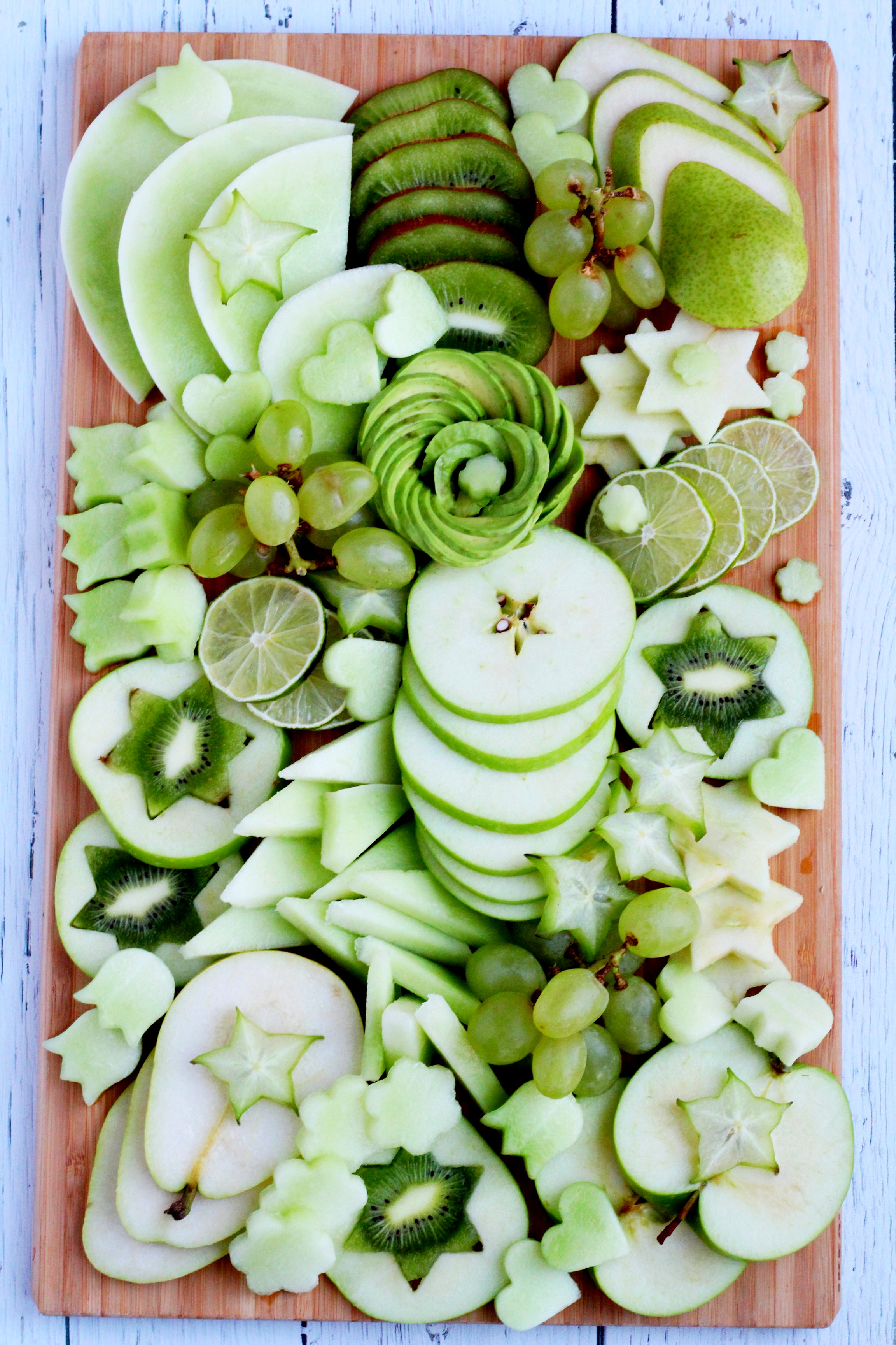 green fruit platter