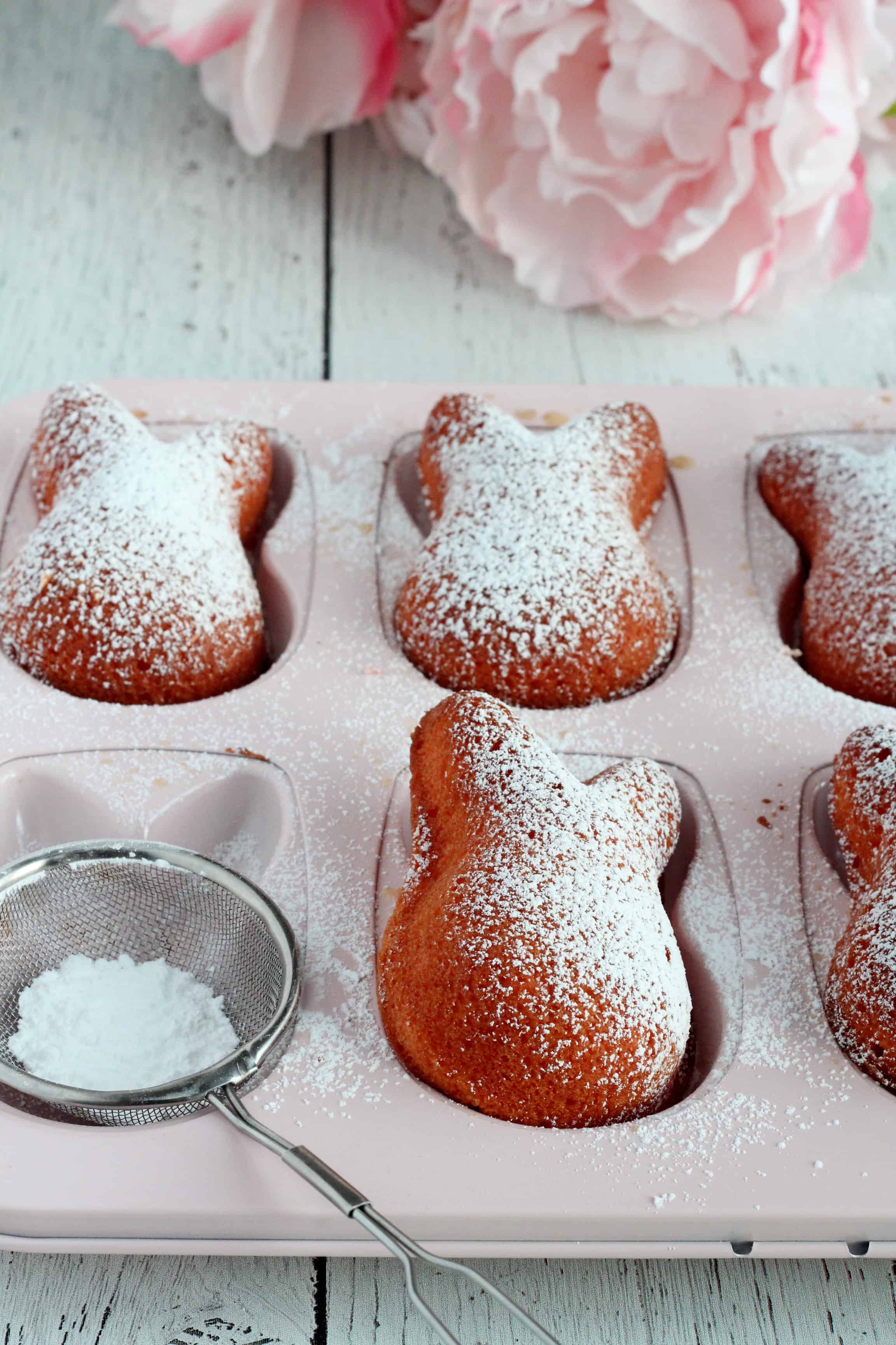 madeleines in pink pan