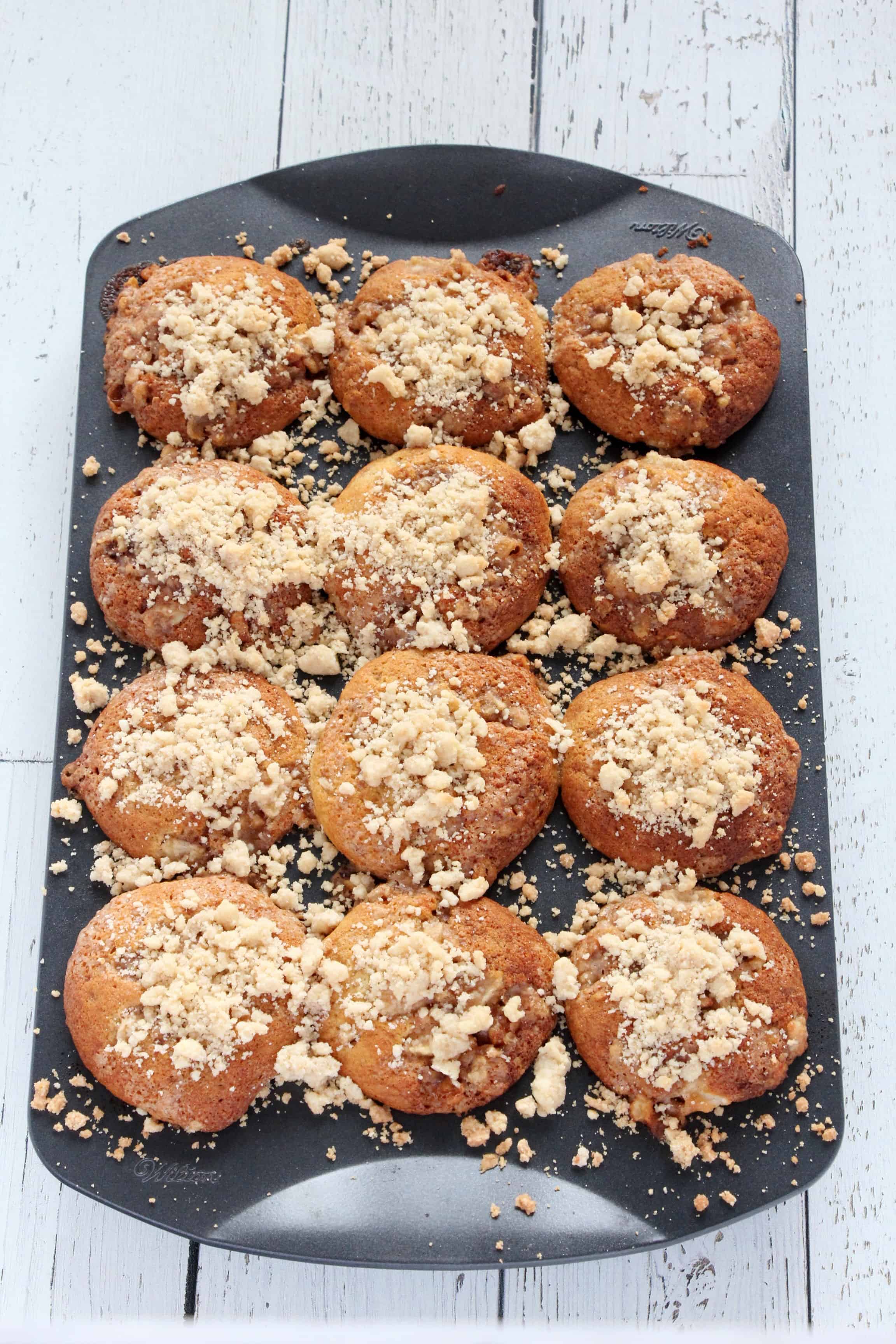 delicious Apple streusel muffin recipe
