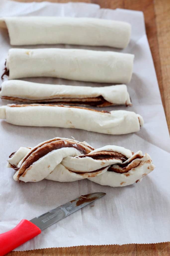 Puff Pastry Nutella Twists - The Modern Nonna