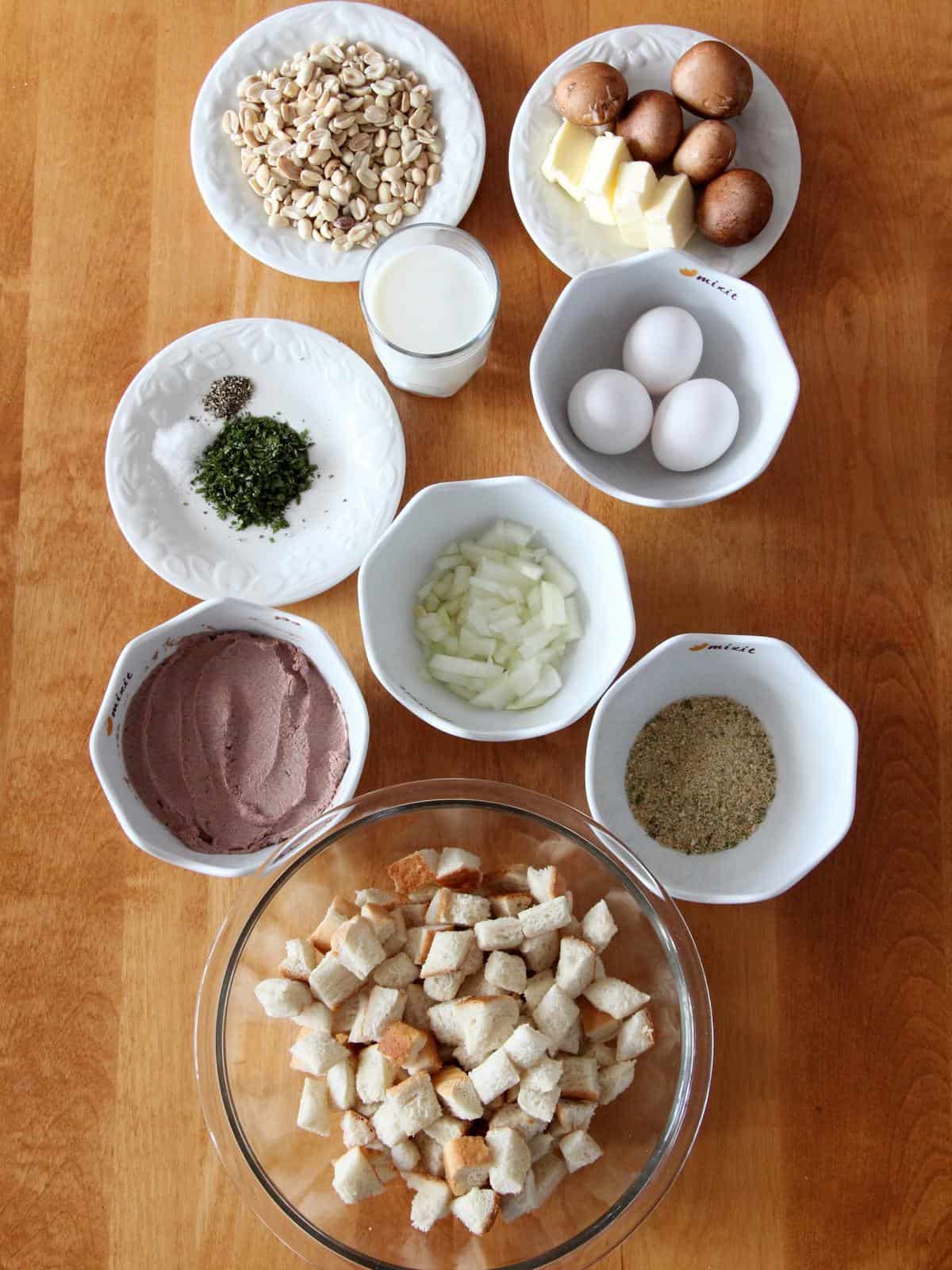 ingredients for stuffing