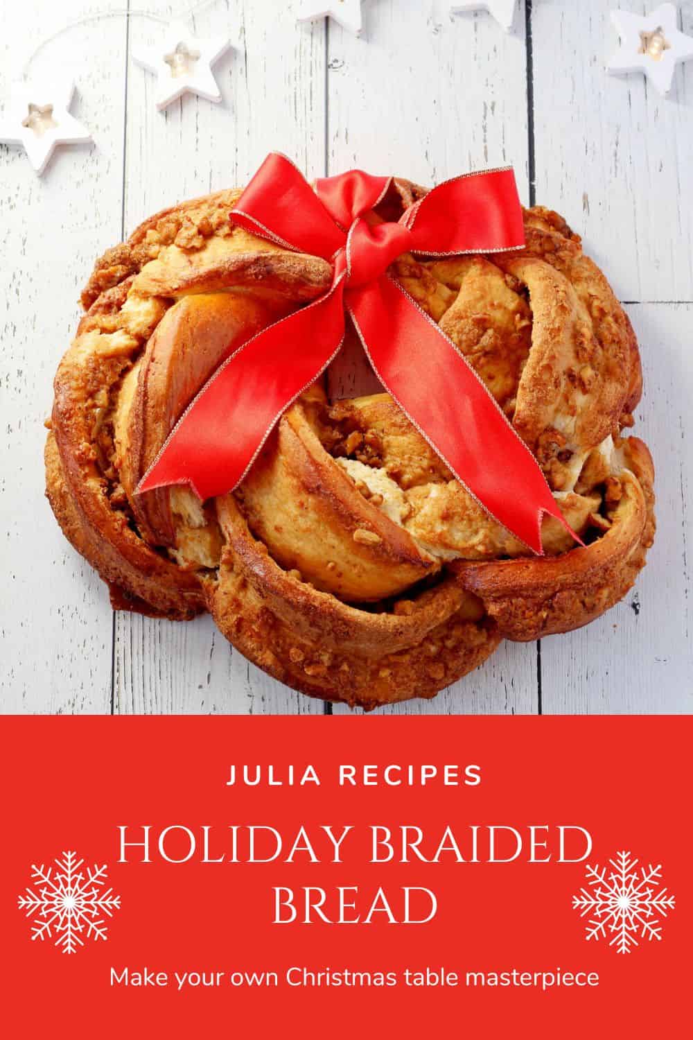 holiday braided sweet bread pinterest